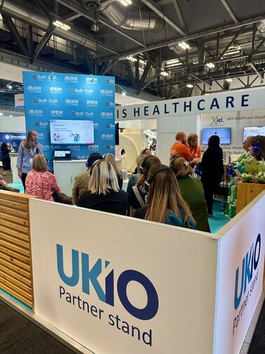 One of our talks on the stand