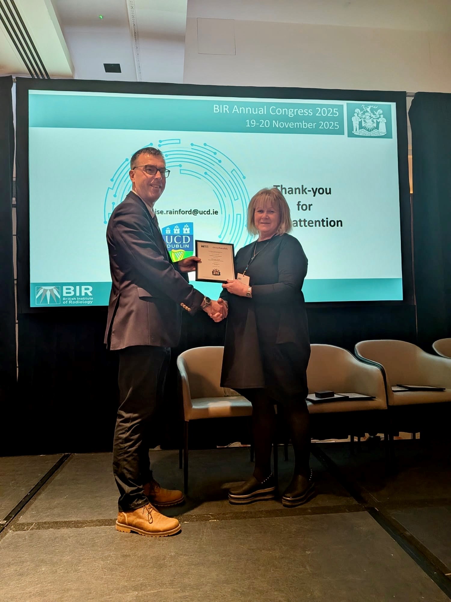 Mayneord Award Louise and Nick