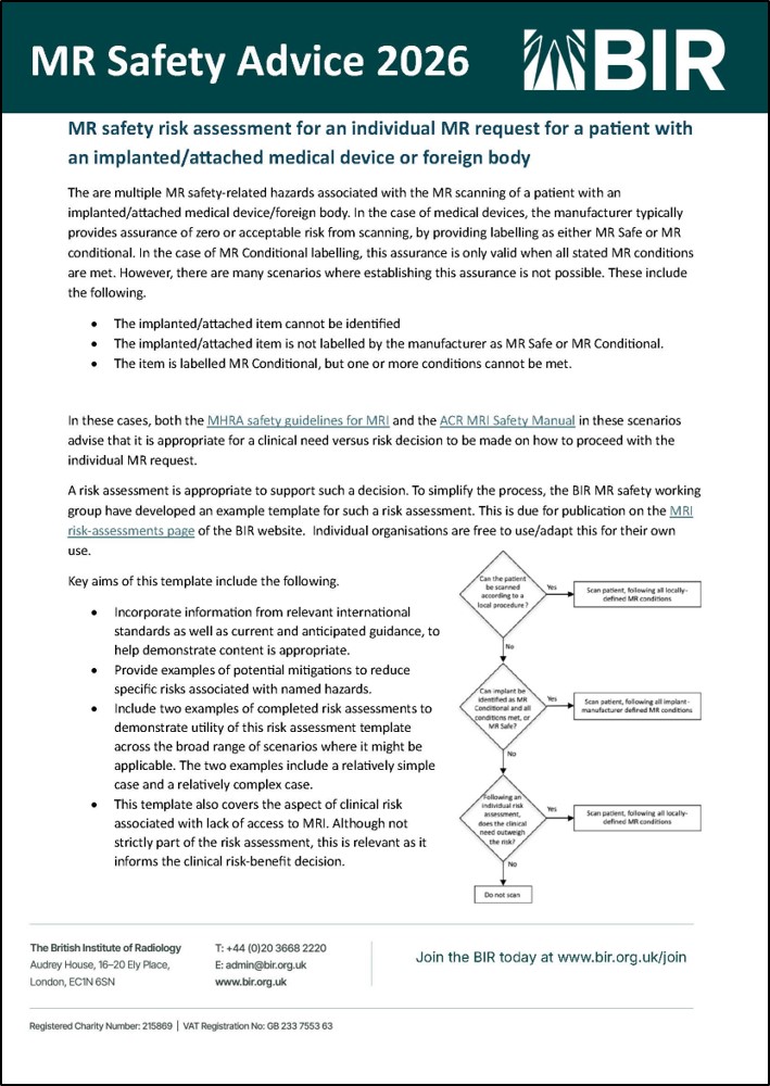5. Individual risk assessment